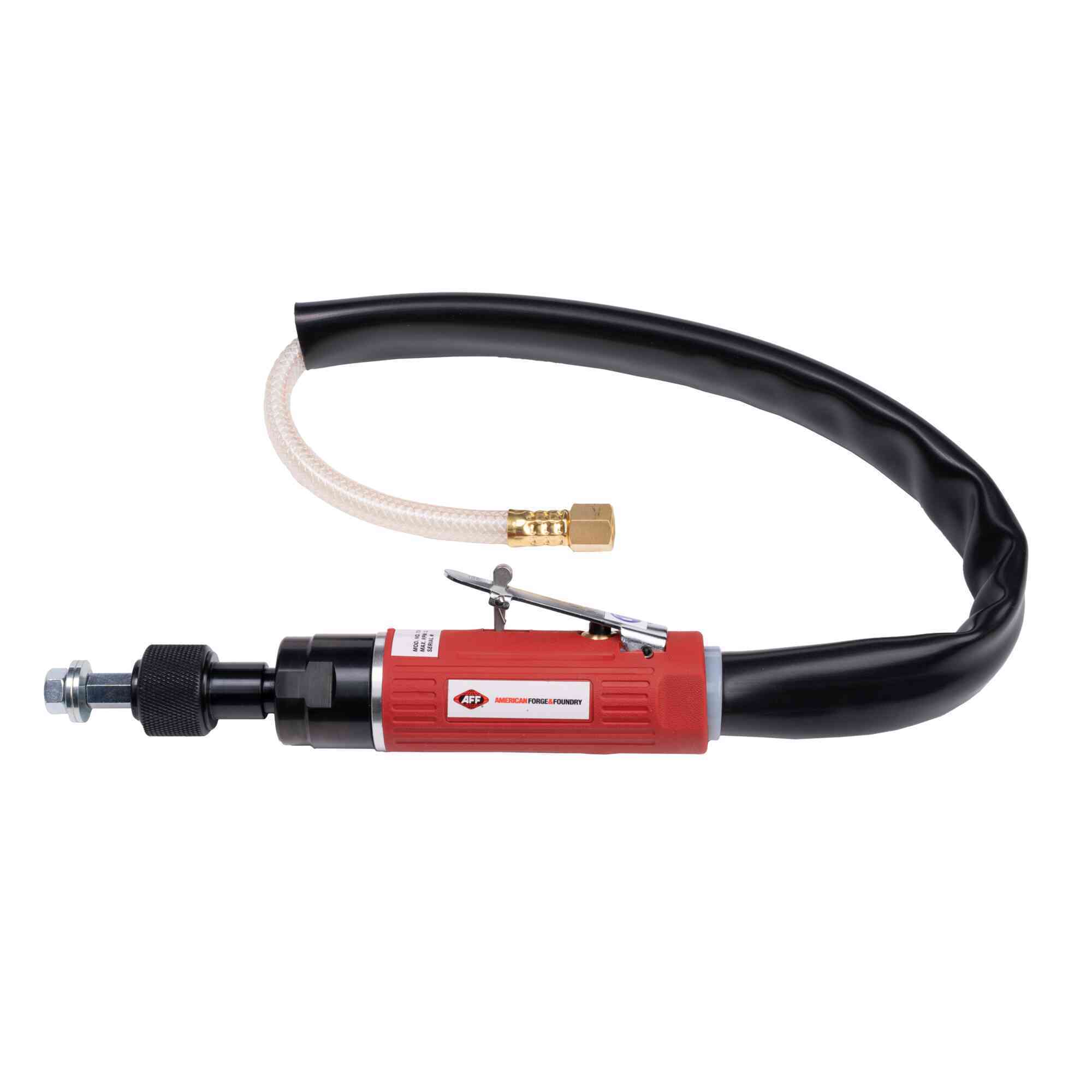 American Forge & Foundry Tire Buffer with Exhaust Hose — 7/16in. Hex Quick Change Chuck, 2500 RPM, Model# 7300